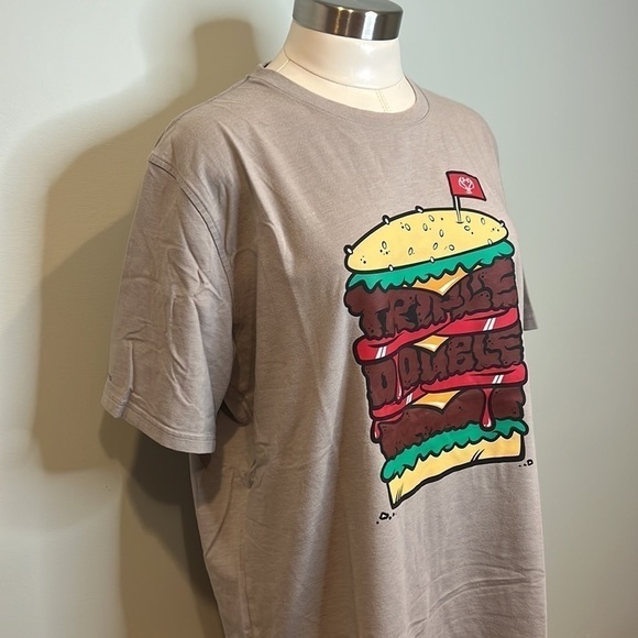 Men’s Under Armour triple double burger tshirt - Picture 2 of 8